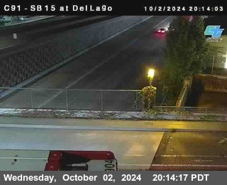 SB 15 at Del Lago bridge