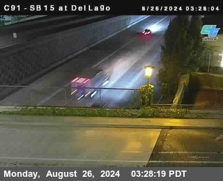 SB 15 at Del Lago bridge