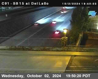 SB 15 at Del Lago bridge