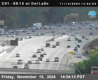 SB 15 at Del Lago bridge