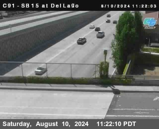 SB 15 at Del Lago bridge