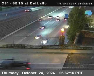 SB 15 at Del Lago bridge