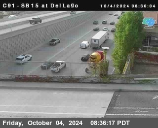 SB 15 at Del Lago bridge