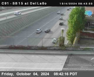 SB 15 at Del Lago bridge