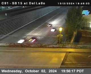 SB 15 at Del Lago bridge