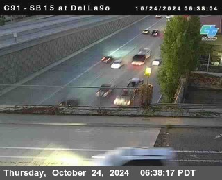 SB 15 at Del Lago bridge