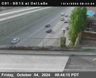 SB 15 at Del Lago bridge