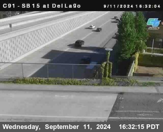 SB 15 at Del Lago bridge