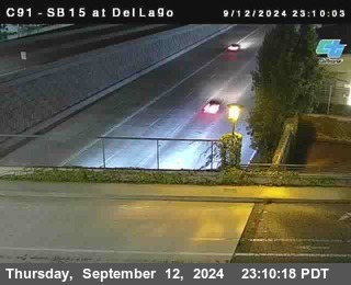 SB 15 at Del Lago bridge