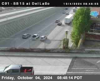 SB 15 at Del Lago bridge