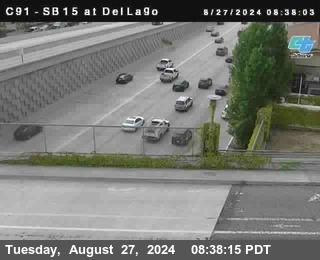 SB 15 at Del Lago bridge