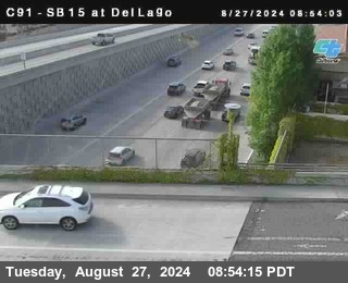 SB 15 at Del Lago bridge