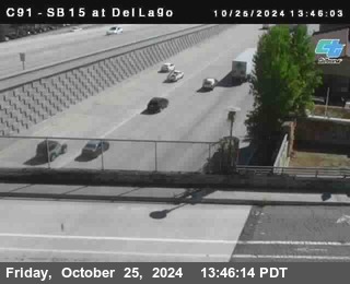 SB 15 at Del Lago bridge