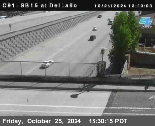 SB 15 at Del Lago bridge