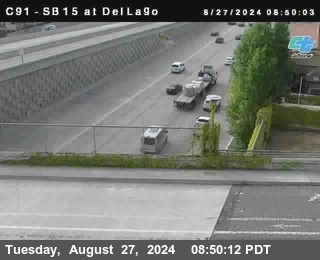 SB 15 at Del Lago bridge