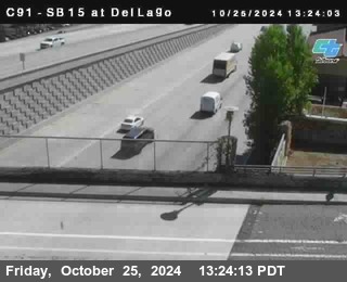 SB 15 at Del Lago bridge