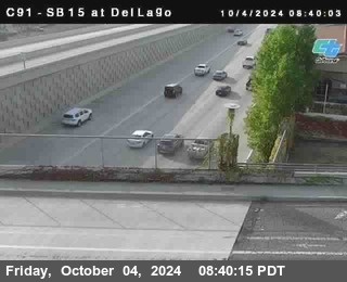 SB 15 at Del Lago bridge