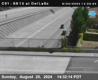 SB 15 at Del Lago bridge