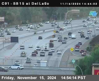 SB 15 at Del Lago bridge