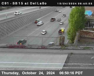 SB 15 at Del Lago bridge