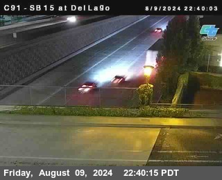 SB 15 at Del Lago bridge