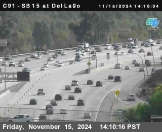 SB 15 at Del Lago bridge