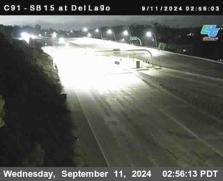 SB 15 at Del Lago bridge