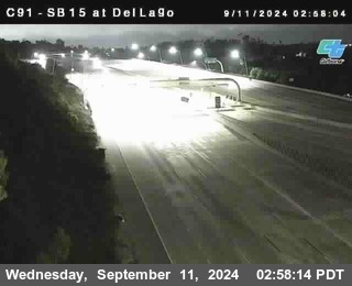 SB 15 at Del Lago bridge