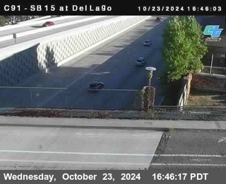 SB 15 at Del Lago bridge