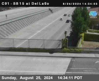 SB 15 at Del Lago bridge