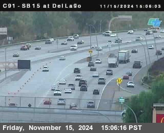 SB 15 at Del Lago bridge