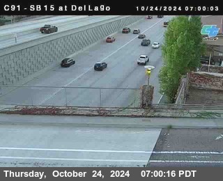 SB 15 at Del Lago bridge