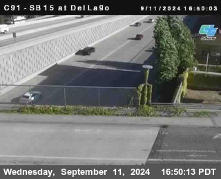 SB 15 at Del Lago bridge