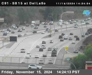 SB 15 at Del Lago bridge