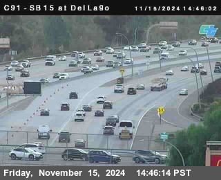 SB 15 at Del Lago bridge