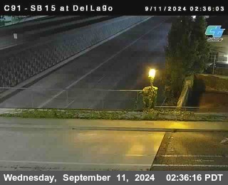 SB 15 at Del Lago bridge