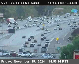 SB 15 at Del Lago bridge