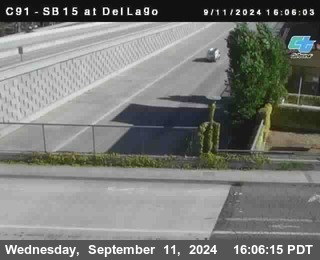 SB 15 at Del Lago bridge