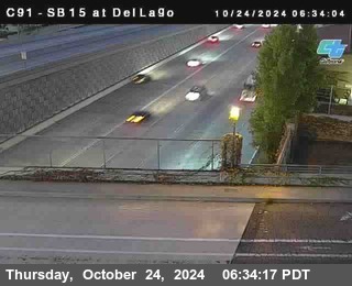 SB 15 at Del Lago bridge