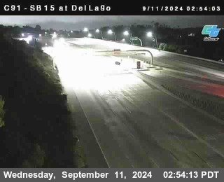 SB 15 at Del Lago bridge