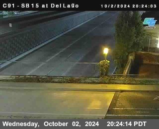 SB 15 at Del Lago bridge