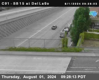 SB 15 at Del Lago bridge