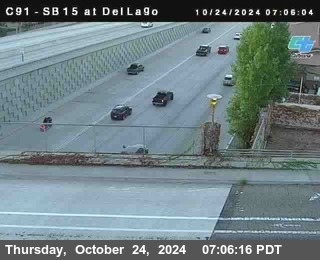 SB 15 at Del Lago bridge