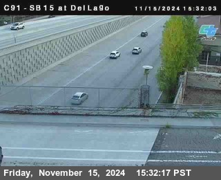 SB 15 at Del Lago bridge