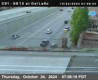 SB 15 at Del Lago bridge