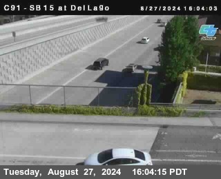 SB 15 at Del Lago bridge