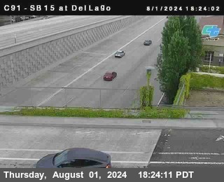 SB 15 at Del Lago bridge