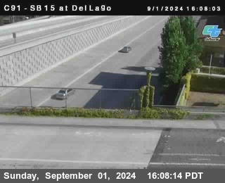 SB 15 at Del Lago bridge