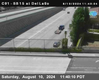 SB 15 at Del Lago bridge