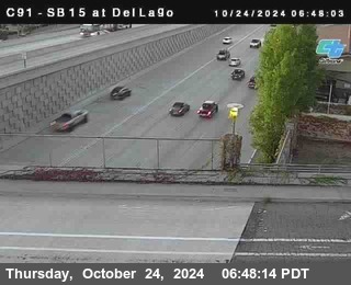 SB 15 at Del Lago bridge